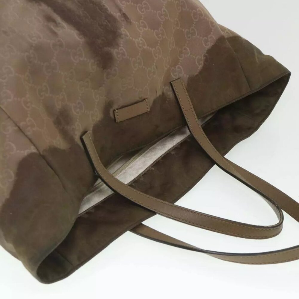 GUCCI GG Canvas Tote Bag Brown 282439 Auth - Picture 14 of 16